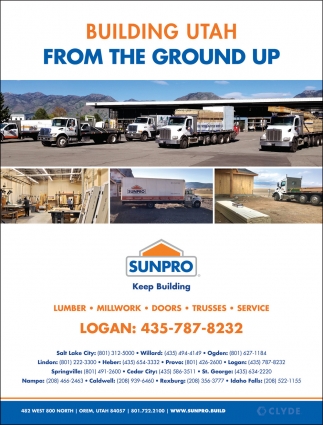 Building Utah From The Ground Up, Sunpro, Orem, UT